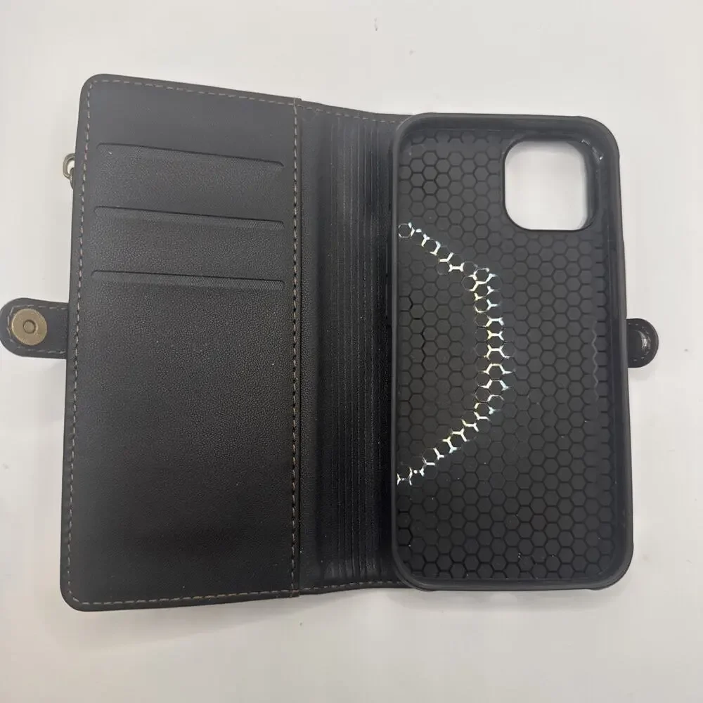 Defencase for iPhone 13 Magnetic Wallet Case Compatible with Magsafe with RFID B